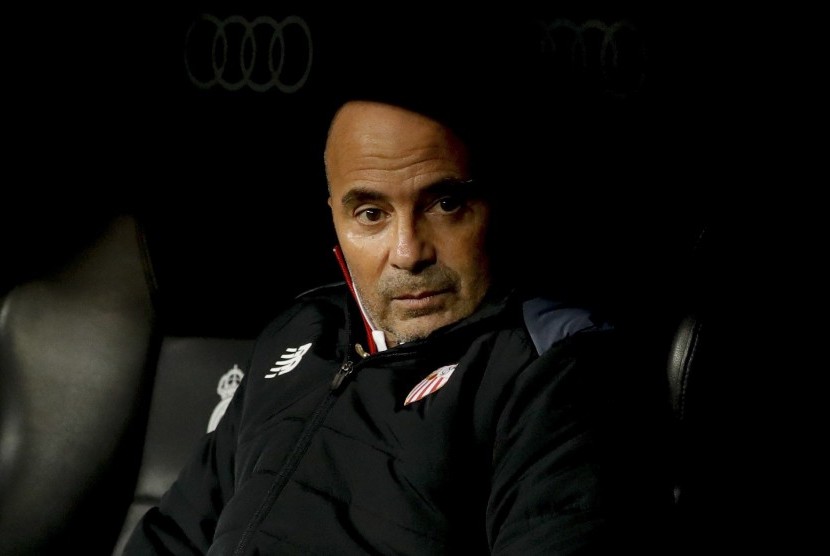 Pelatih Sevilla, Jorge Sampaoli.