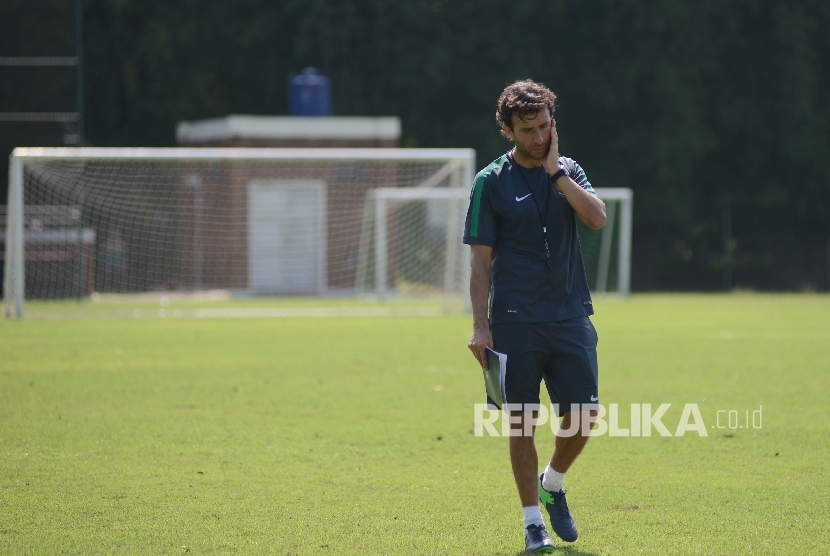 Pelatih Timnas Indonesia Luis Milla.