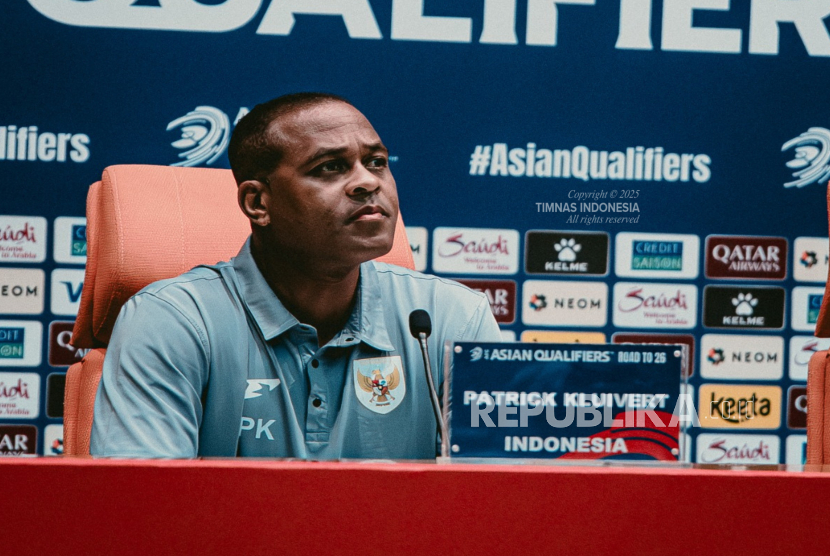 Pelatih timnas Indonesia Patrick Kluivert.