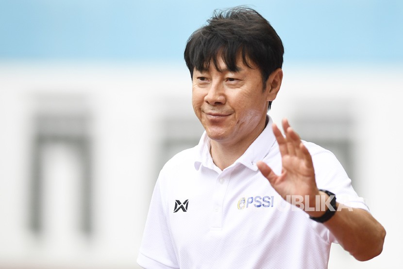 Pelatih Shin Tae-yong.