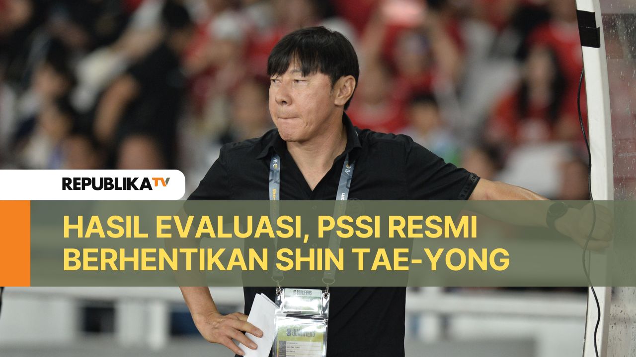 Pelatih Timnas Indonesia Shin Tae Yong saat laga Kualifikasi Piala Dunia 2026 antara Indonesia melawan Filipina di Stadion Utama GBK, Jakarta, Selasa (11/6/2024).