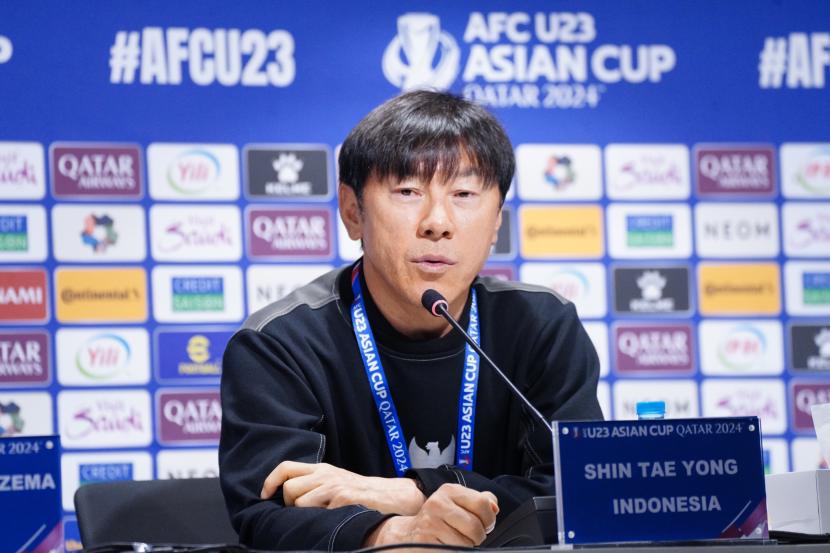 Pelatih timnas Indonesia U-23 Shin Tae-yong.