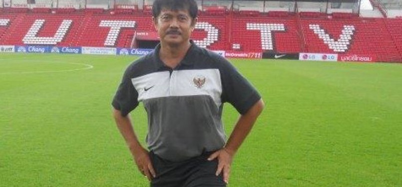 pelatih timnas U-12 Indra Safri