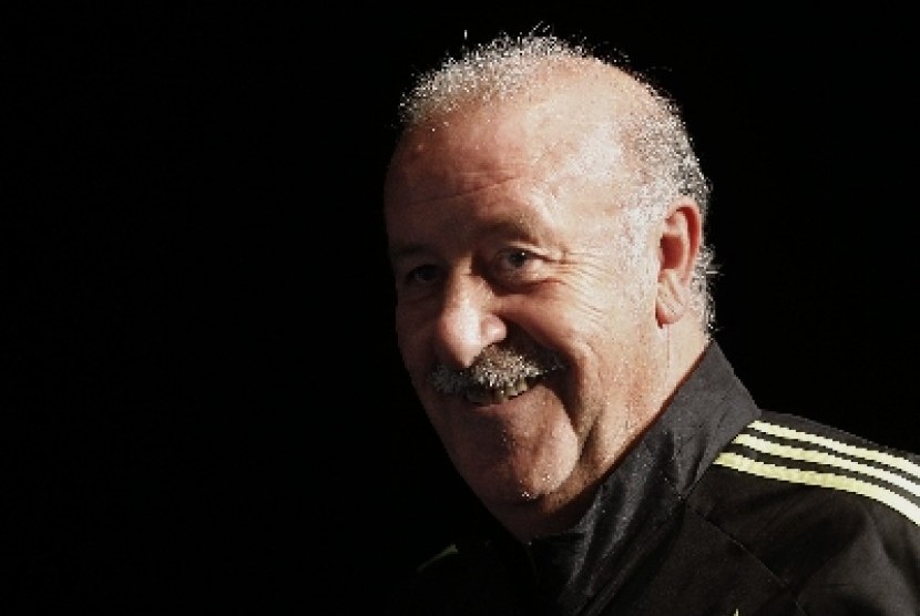 Pelatih Vicente Del Bosque.