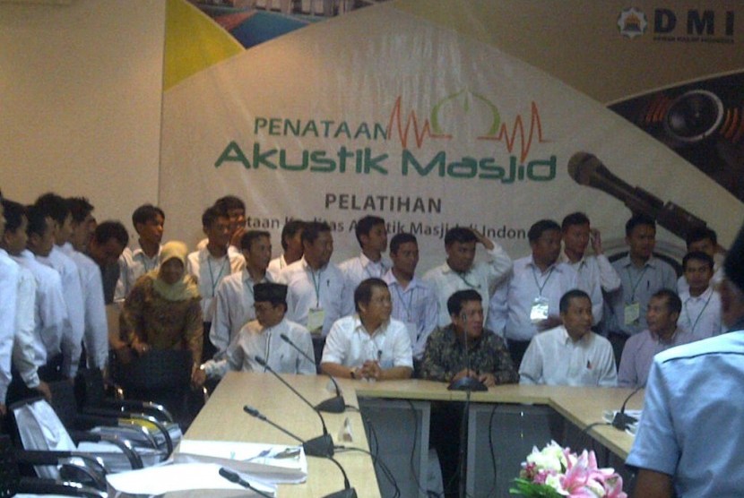 Pelatihan akustik masjid yang digelar DMI.