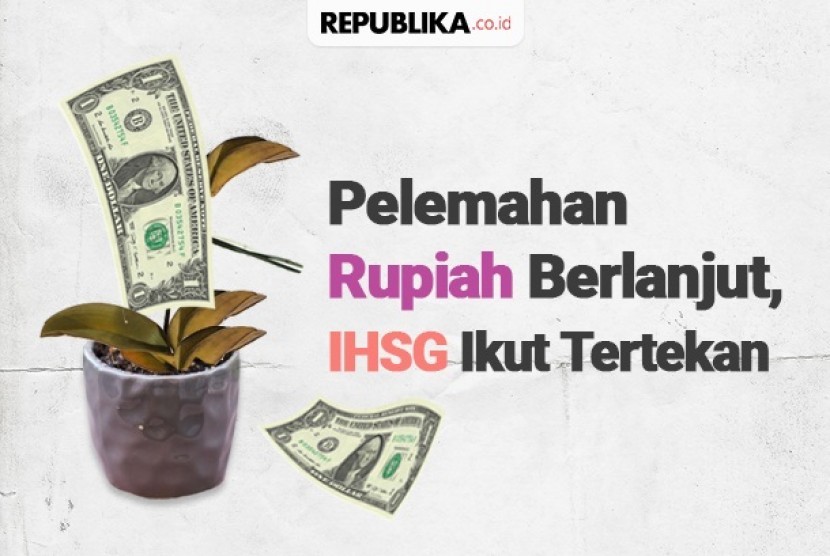 Pelemahan rupiah membuat IHSG ikut tertekan