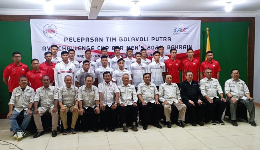 Pelepasan tim voli putra Indonesia yang akan berlaga di Asian Men