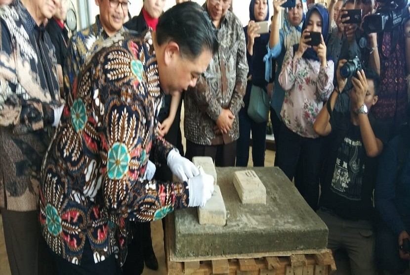 Peletakan Batu Pertama Penanda Awal Pembangunan Unit Distilasi Etanol PT Molindo Raya Industrial Lampung Plant