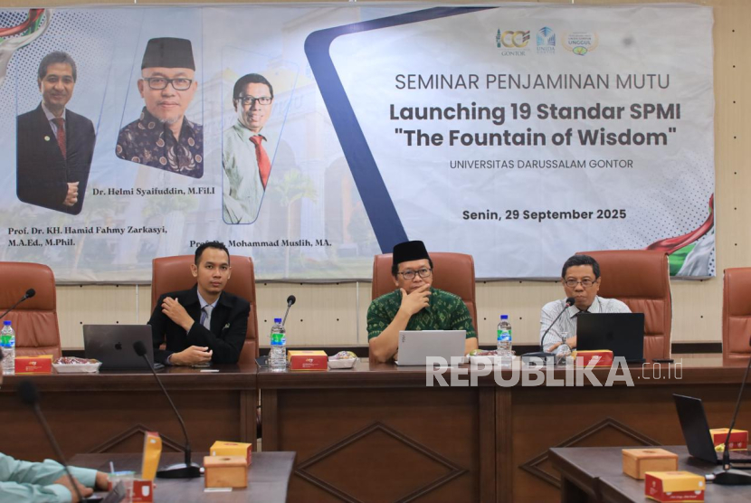 Peluncuran 19 standar penjaminan mutu UNIDA Gontor.
