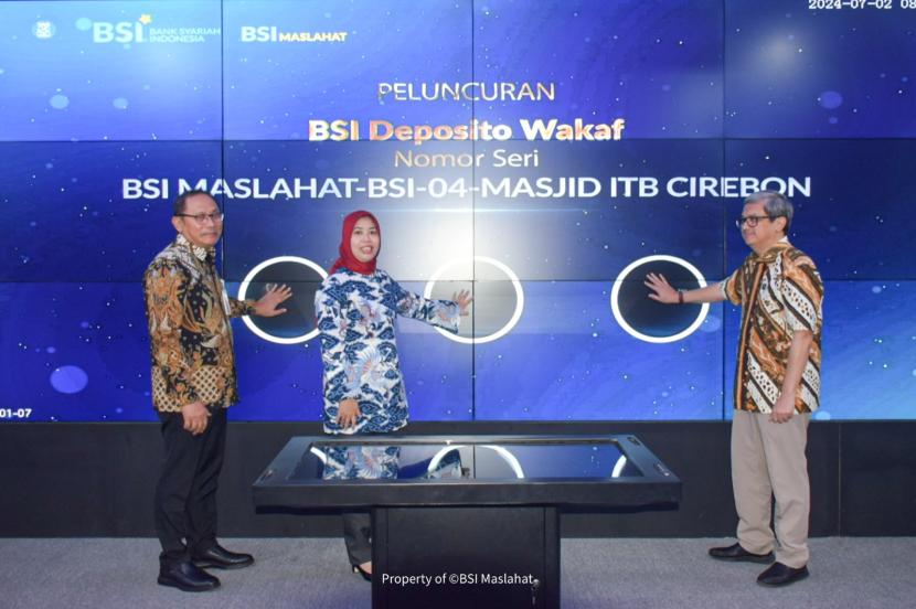  Peluncuran BSI Deposito Wakaf untuk masjid di Cirebon.