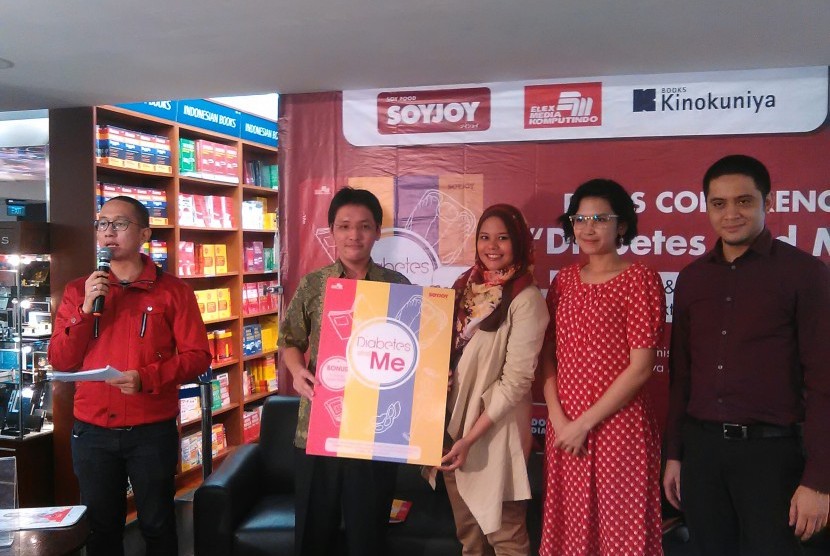 Peluncuran buku Diabetes and Me di Plaza Senayan, Kamis (30/4).