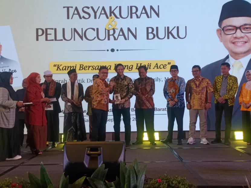 Peluncuran buku Ketua DPD Golkar Jawa Barat (Jabar) Ace Hasan Syadzily