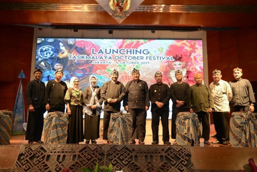 Peluncuran event Tasikmalaya Oktober Festival di Gedung Sapta Pesona, Rabu (4/10).