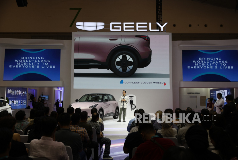 Peluncuran Geely EX2 di GJAW 2025, ICE BSD City, Tangerang, Jumat (22/11/2025).