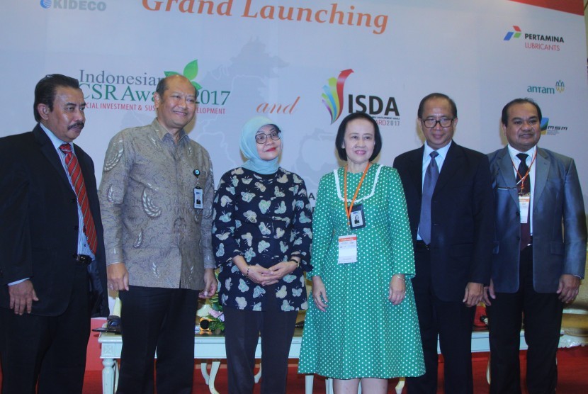 Peluncuran  Indonesian Sustainable Development Goals Award (ISDA) dan Indonesian Corporate Social Responsibility Awards (ICA) 2017 dilaksanakan di Jakarta, Selasa (28/2).
