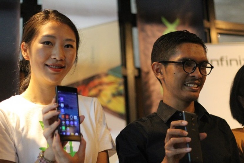 Peluncuran Infinix Hot 4 Talk More di Jakarta Selasa (22/11).