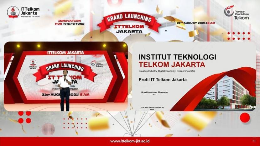 Peluncuran IT Telkom Jakarta pada Sabtu (21/8) secara virtual.