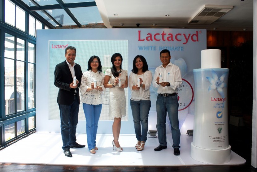 Peluncuran Lactacyd White Intimate, Rabu (17/12), di Jakarta.