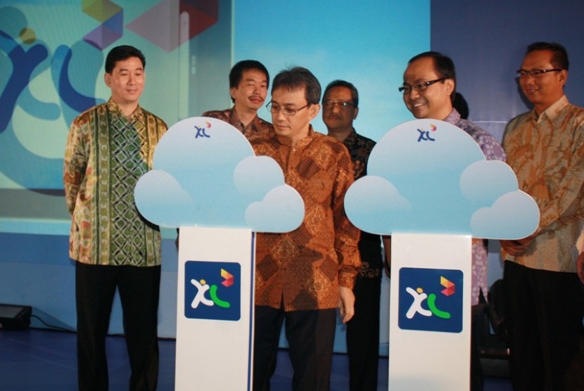 Peluncuran layanan XCloud di Jakarrta.
