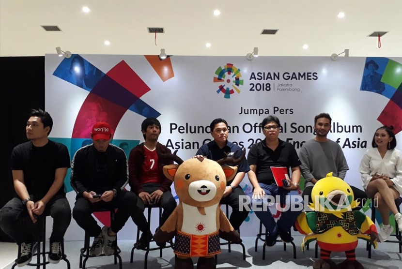 Launching of Asian Games 2018 official album: Energy of Asia in Jakarta, Friday (July 13).