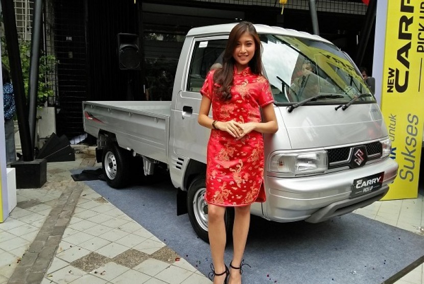 Peluncuran Suzuki New Carry Pick Up di Jakarta, Kamis (26/1).