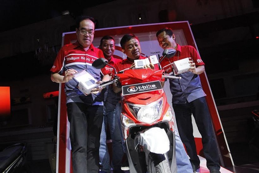 Peluncuran Telkomsel T-Bikedi Jakarta, Kamis (3/3)