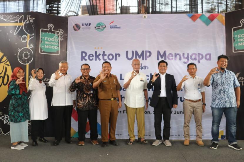 Peluncuran Tempat Penerimaan Mahasiswa Baru UMP di Cirebon dan gelar acara Rektor UMP Menyapa.