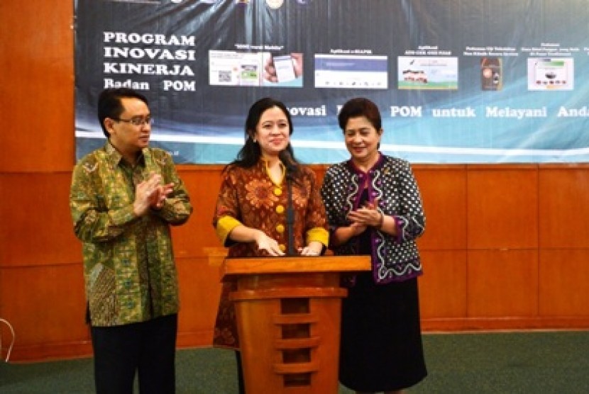 Peluncuran tiga aplikasi BPOM oleh Menko Pembangunan Manusia dan Kebudayaan, Puan Maharani