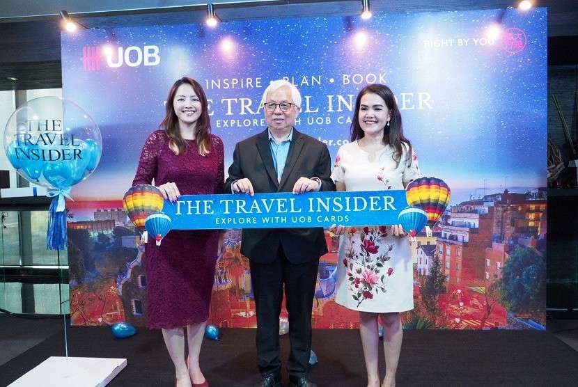 Peluncuran UOB Indonesia travel marketplace The Travel Insider di Jakarta, Senin (20/1).