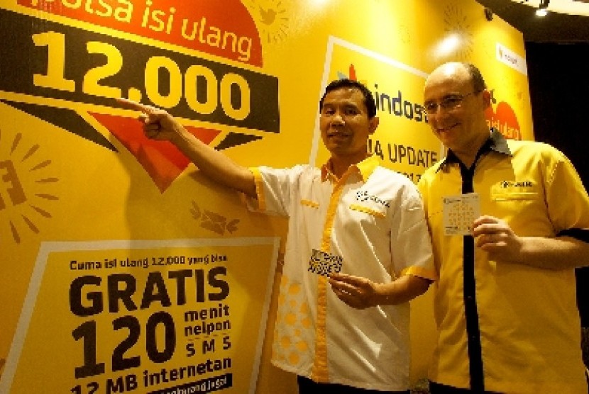 Peluncuran voucher prabayar Indosat (IM3 dan Mentari), salah satu produk Indosat.