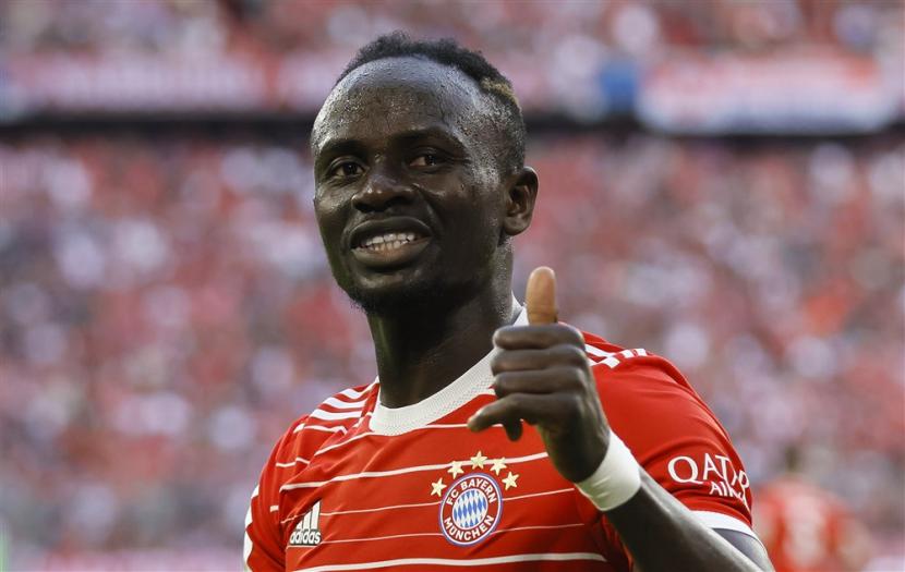 Striker Bayern Muenchen dan timnas Senegal, Sadio Mane. Klub Arab Saudi Al Nassr sedang mengincar Sadio Mane.