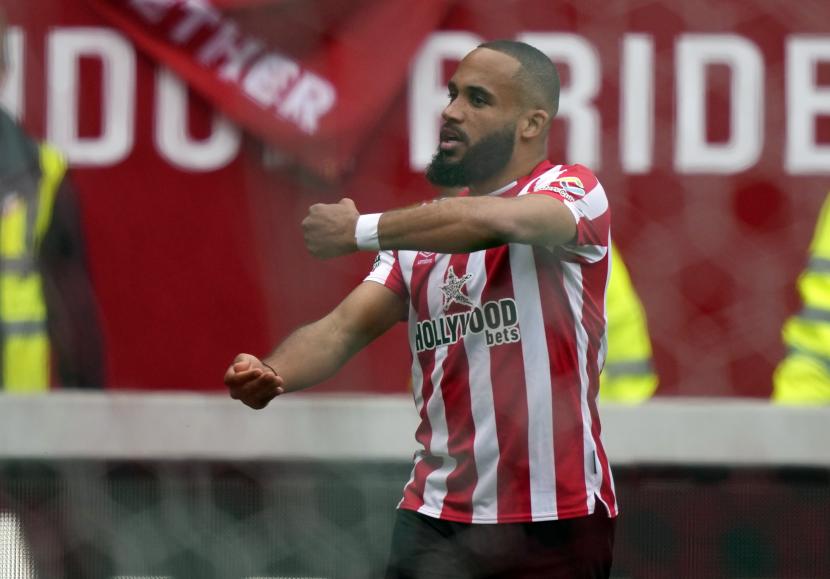 Bryan Mbeumo saat masih membela Brentford. 