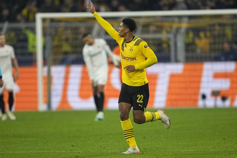 Pemain Borussia Dortmund Jude Bellingham.