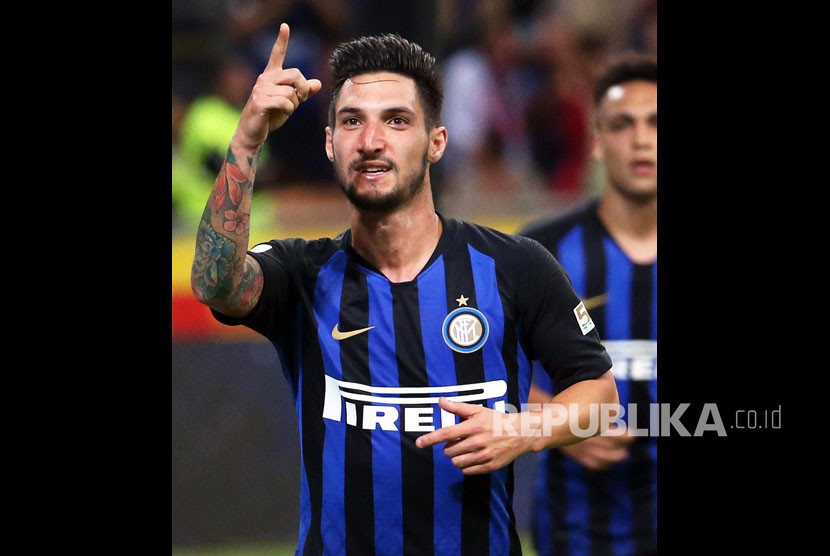 Pemain gelandang Inter Milan Matteo Politano