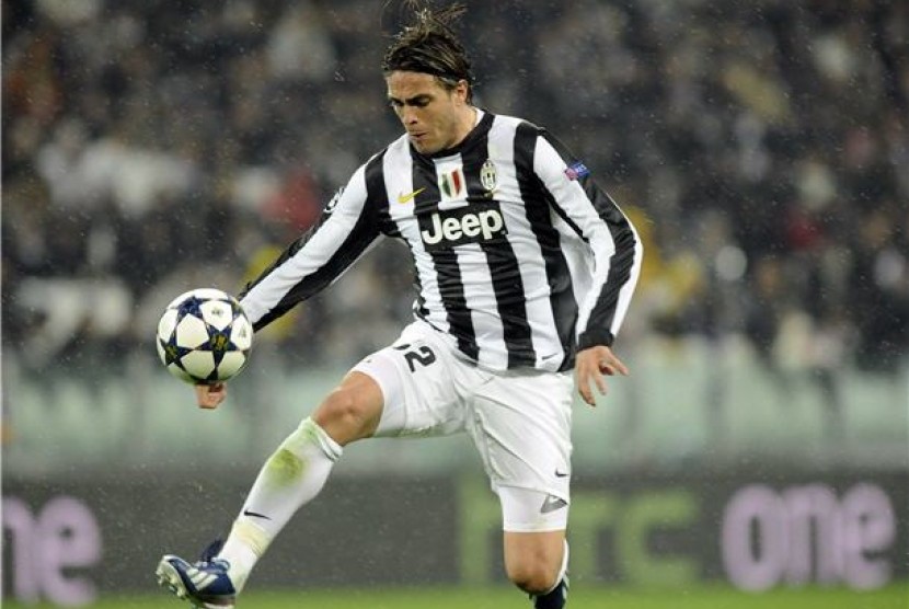 Alessandro Matri saat memperkuat Juventus.