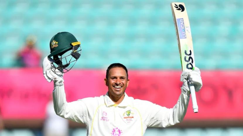 Pemain kriket Muslim Australia Usman Khawaja. Kapten Kriket Australia Singkirkan Alkohol Agar Pemain Muslim Bisa Ikut Rayakan Kemenangan