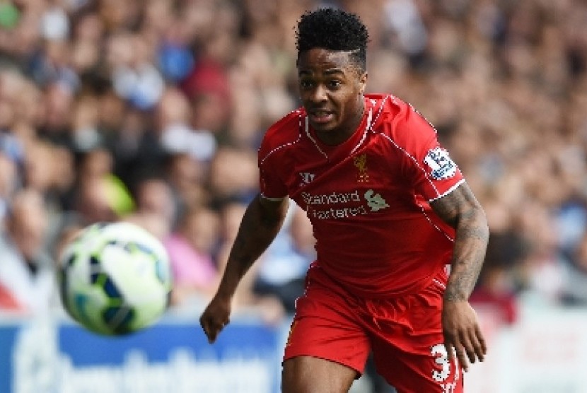 Pemain Liverpool, Raheem Sterling.