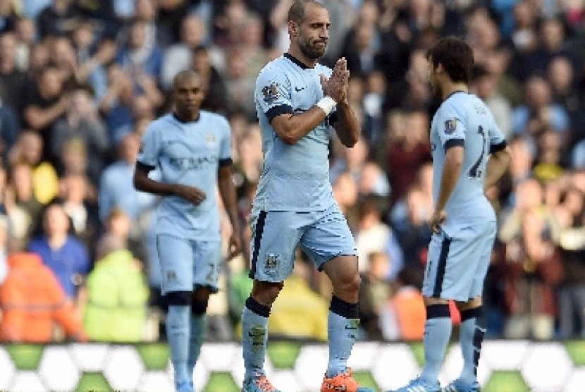 Pemain Manchester City, Pablo Zabaleta.