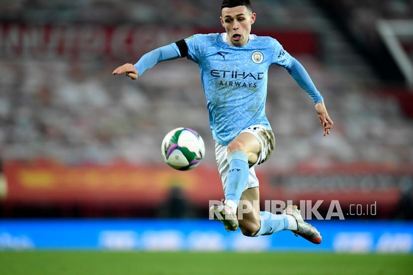 Pemain Manchester City Phil Foden