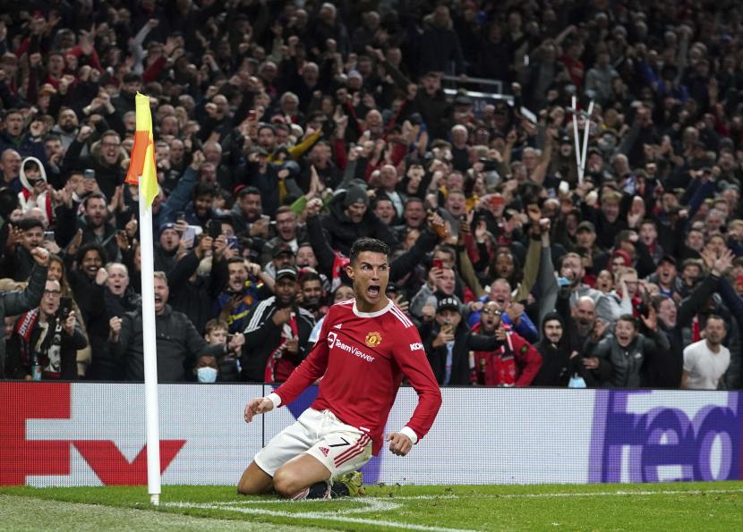 Striker Manchester United, Cristiano Ronaldo.