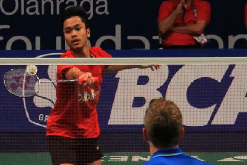 Pemain muda, Anthony Sinisuka Ginting lolos ke perempat final BCA Indonesia Open 2015