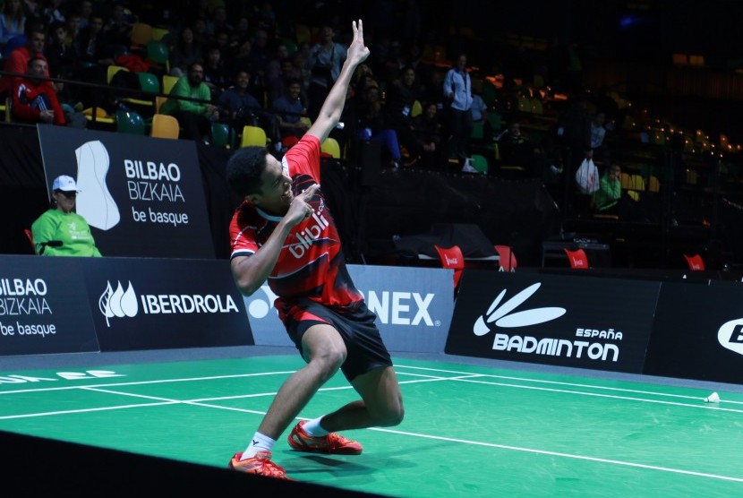 Pemain muda Indonesia asal Papua, Chico Aura Dwi Wardoyo meluapkan kegembiraannya mampu menembus babak final Kejuaraan Dunia Junior 2016 di Bilbao, Spanyol, Sabtu (12/11).