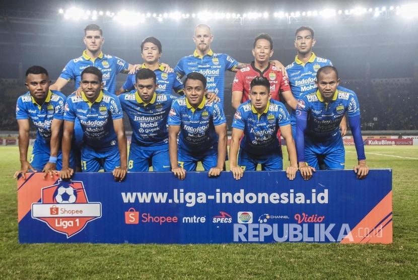 Para pemain Persib Bandung.