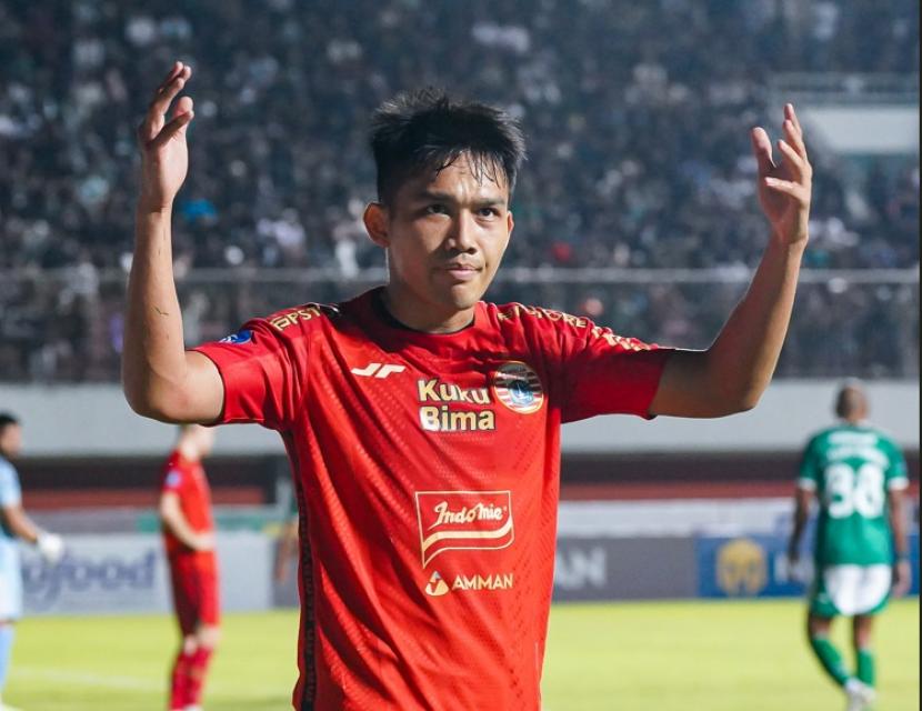 Pemain Persija Jakarta Witan Sulaeman menjadi salah satu aktor kemenangan timnya atas Persik Kediri dalam laga lanjutan Liga 1 di Stadion Brawijaya, Kediri, Ahad (17/9/2023) malam WIB.