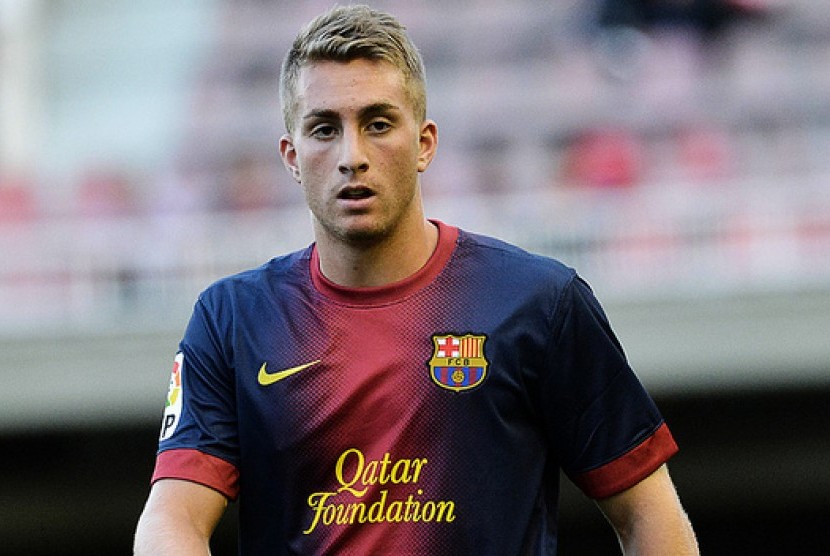 Pemain sayap Gerard Deulofeu.