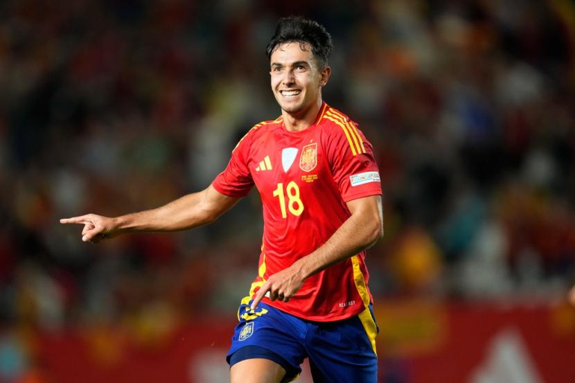 Pemain Spanyol Martin Zubimendi.