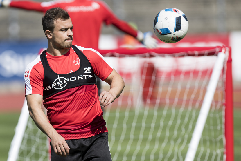 Pemain Swiss Xherdan Shaqiri.