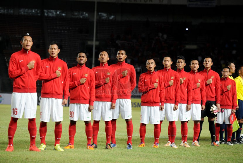 Pemain timnas Indonesia U19 .