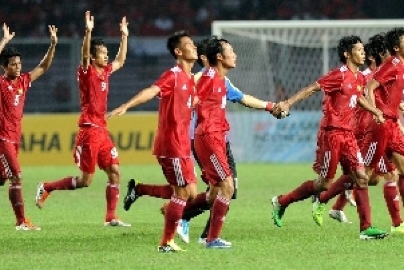 Pemain Timnas Myanmar.