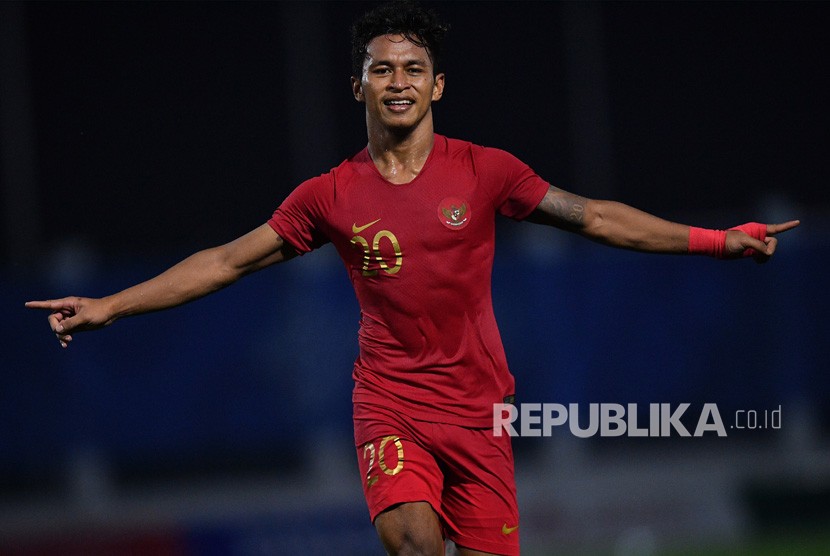 Pemain Timnas U-22 Indonesia Osvaldo Haay